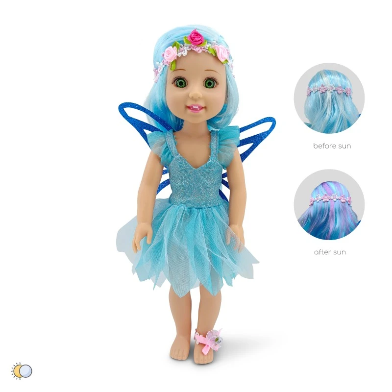 Кукла 38 cm Fairy Doll Sun, синя LS1502-3